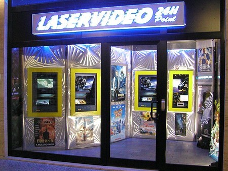 allestimento per videoteca